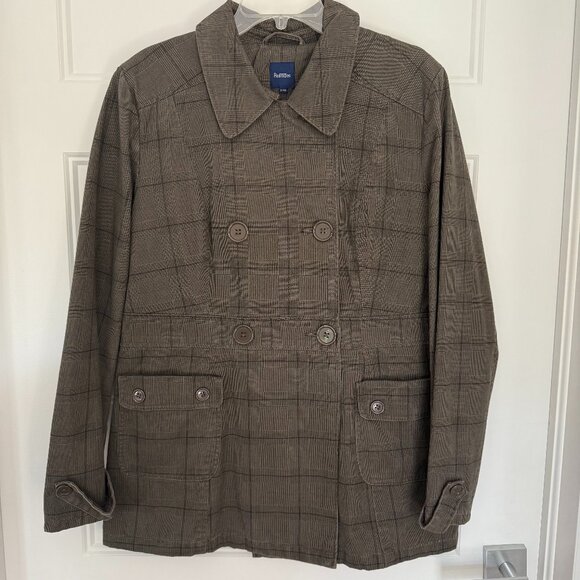 Reitmans - Khaki double breasted jacket - Size XL - Picture 1 of 12